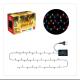 Pisca pisca arroz LED colorido 100 lâmpadas 8m 127w